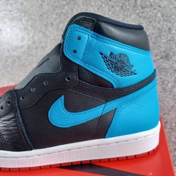 Nike Air Jordan 1 High OG UNC to Chicago Sneakers Women's Size 9 Men's 7 Shoes - Picture 7 of 12